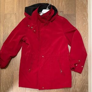 Liz Claiborne Red Trench Coat